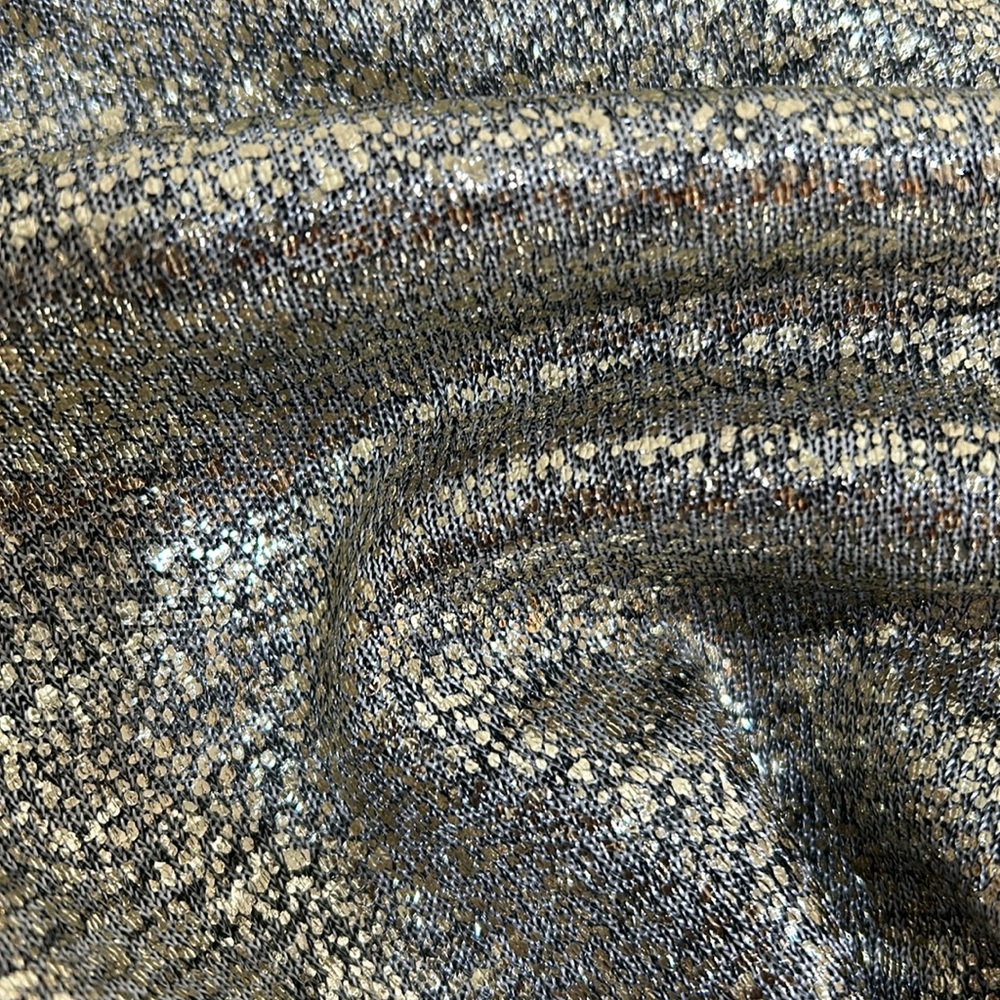 SOFT SURROUNDING  STELLA TOP WOMEN SIZE S LONG SLEEVES NEUTRAL FOIL NEW - Picture 9 of 12